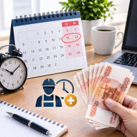 Оплата работы в выходной день